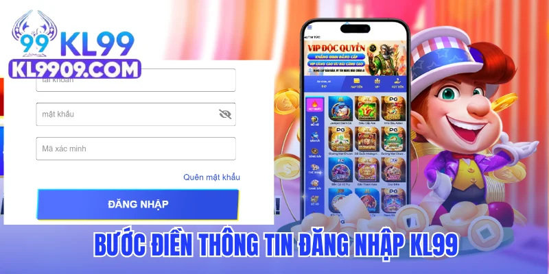 Bước điền thông tin đăng nhập rất quan trọng