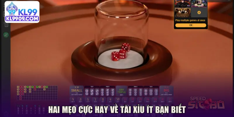 2 mẹo thắng tại tài xỉu kl99